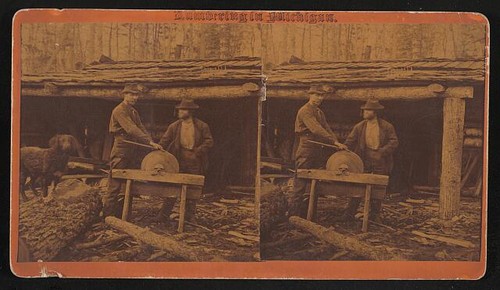 Foto michigan lumbering - foto:,