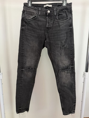 Jeans uomo zara nero - uomo,