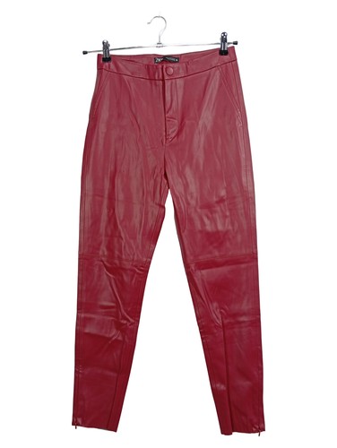 Zara pantaloni pelle donna - pantaloni, in