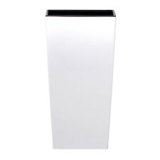 Vaso quadrato alto Fioriera moderna Urbi Bianco 26,5x26,5x50CM