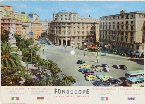 Fonoscope cartolina che canta - fonoscope,