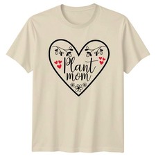 T-shirt Plant Mom Heart, top