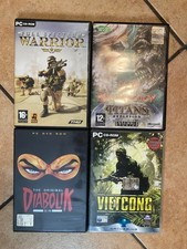 4 Giochi PC Originali Vietcong, Diabolik Sin, Full Spectrum Warrior, The Titans