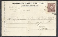 1901 servizio postale - servizio, sul