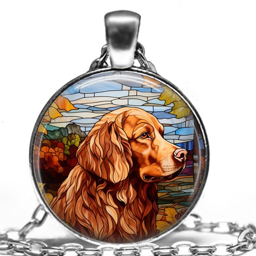 Collana con ciondolo - , cane