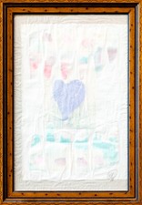Quadro astratto cuore - quadro,