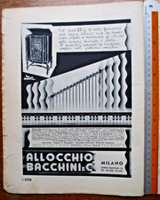 Pubblicità 1935 ALLOCCHIO