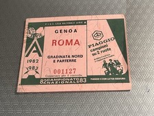 Genoa-roma biglietto/ticket