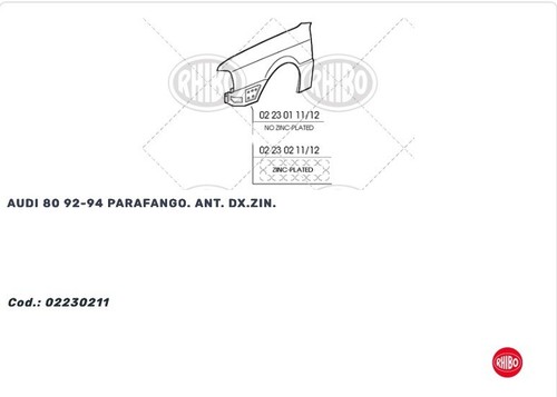 Parafango destro audi - parafango,