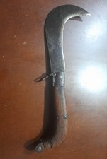 Coltello roncola colombina 26 cm  vintage Couteau Messer Antico 