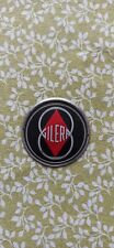PLACCA Gilera stemma serbatoio moto metallo vintage ORIGINALE EPOCA