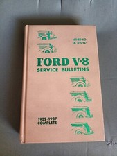 FORD V8 SERVICE BULLETINS 1932-1937 COMPLETE