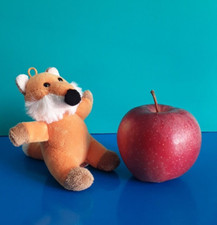 "TRUDI" mini peluche Volpe, colore arancione e bianco, altezza 9 cm.