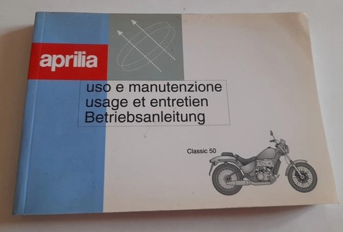 Aprilia libretto uso - uso, e