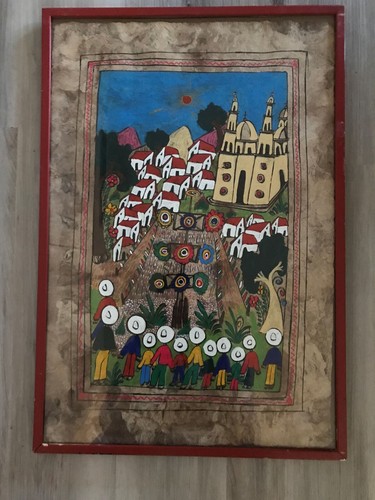 Maria alberto folk - maria, gouache