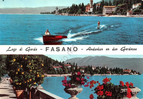 Cartolina fasano lago - fasano, di