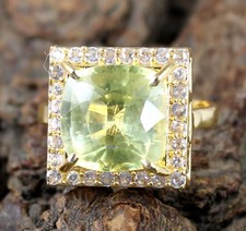 Anello Uomo 11,02 Ct Cuscino