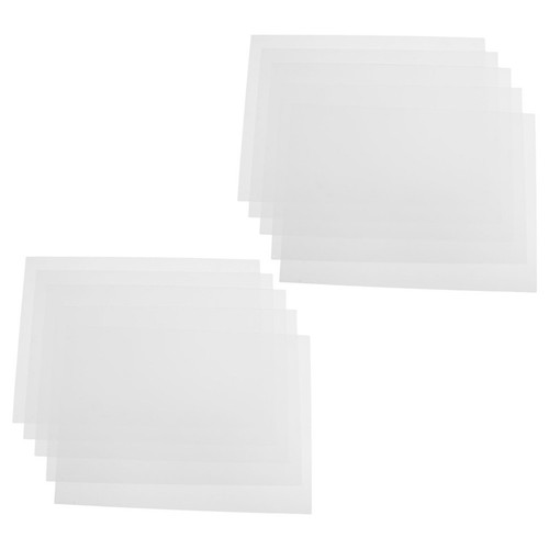 10pz fogli pvc trasparente - 10pz,