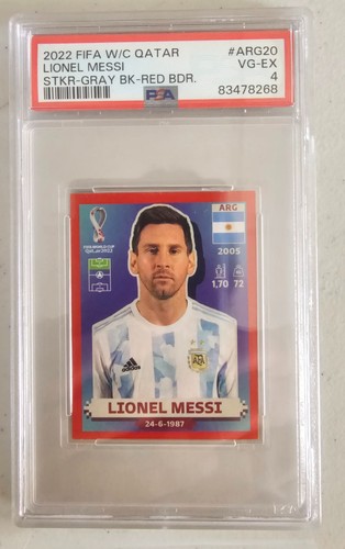 Adesivo messi mondiali 2022 - messi,