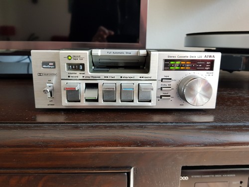 Aiwa l22 cassette deck mini - deck,