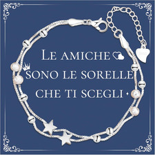 Bracciale argento con - bracciale, in