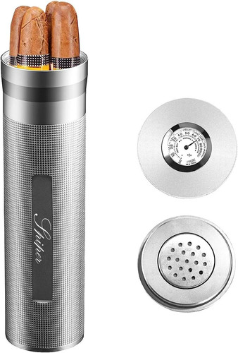 Humidor per sigari acciaio - humidor,