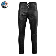 Pantaloni moto uomo vera pelle