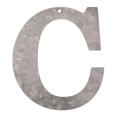 Metallo lettera zincato - metallo,