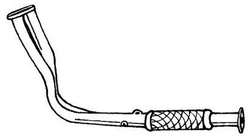 Tubo gas scarico - 75, per