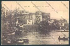 Savona Città Barca Veliero cartolina LQ9985