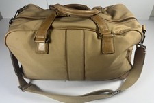 Borsa da viaggio Coach Weekender borsone marrone tracolla borsa ciondolo