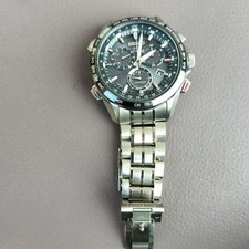 Orologio Seiko Astron Solar Cronografo Acciaio Inox Quadrante Nero Uomo