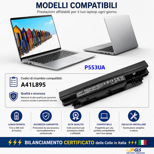 A41l895 batteria compatibile - a41l895,