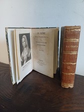 Petrarca, 'Le rime' (4 tomi, in 2 libri di pregio) (Firenze: Ciardetti, 1822)  