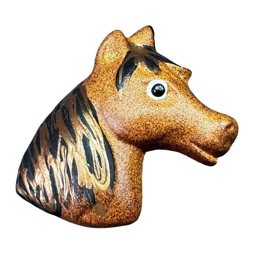 Spilla cavallo ceramica