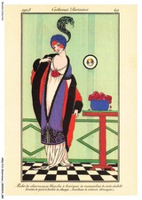 ARQP13-0864-ILLUSTRATORE - Costumi Parigini - Abito In Charmeuse Bianca A T