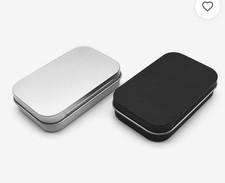 Metal Rectangular Empty Hinged