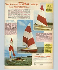 1971 PAPER AD Sailboat Folbot