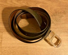 Rarissima cinta Salvatore Ferragamo vintage reversibile Marrone e Nero  