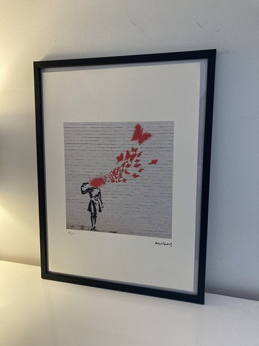 Lithographie banksy avec - lithographie,