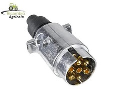 Spina 7 poli in alluminio per