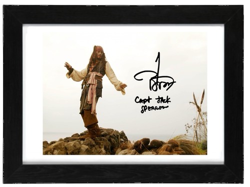 Johnny depp signed - johnny, autograph