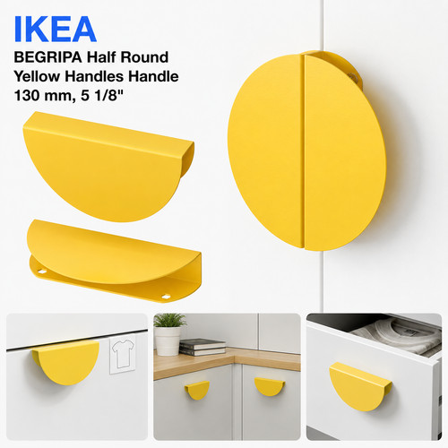 Ikea gripa maniglie gialle - gripa,