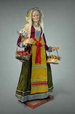 Donna Cammino 47 Cm Porta Doni