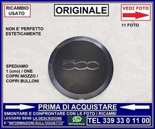 COPRI MOZZO borchietta CERCHIO CERCHI IN LEGA -ORIGINALE- FIAT 500 mod 312