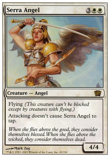 Mtg serra angel foil italian - serra,