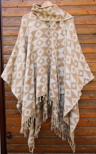 Poncho lana pecora - poncho,