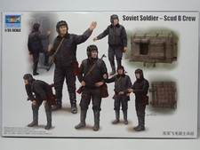 TRUMPETER  KIT 1/35 - COD.00434 SOVIET SOLDIER SCUD B CREW  7 FIGUR. + ACCESSORI