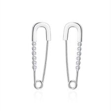 Argento Sterling Lunetta Cz