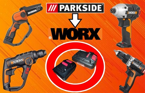 Adattatore batteria parkside - parkside, x